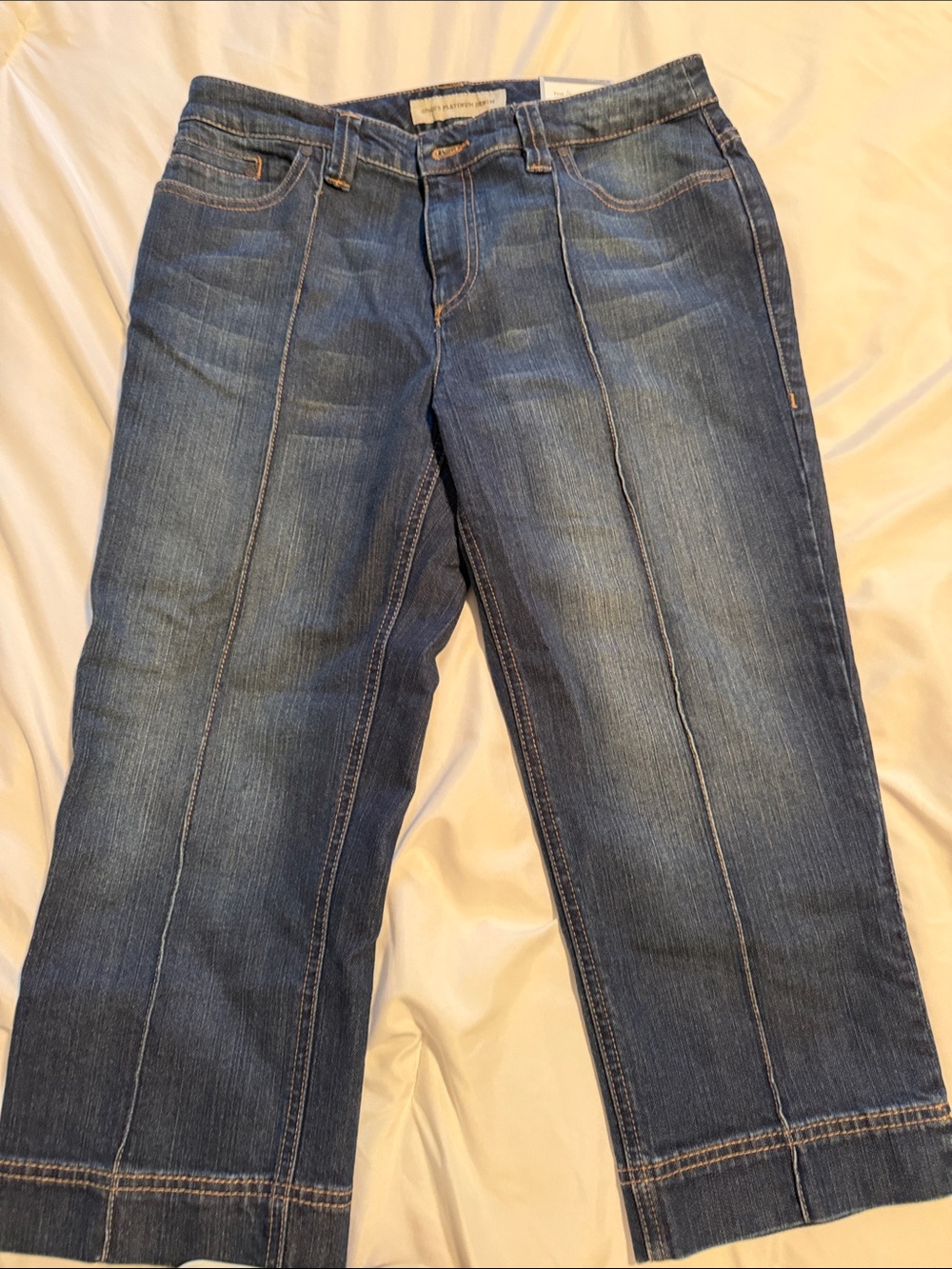 Chico’s The Limited Blue Denim Jean capri